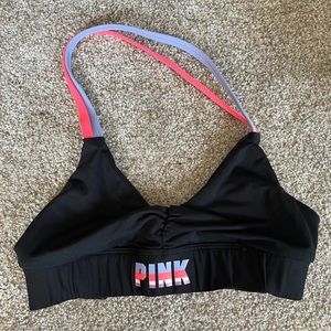 PINK Halterneck Sportsbra